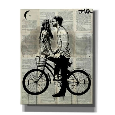 Epic Graffiti 'Together' by Loui Jover, Canvas Wall Art, 26"x34'