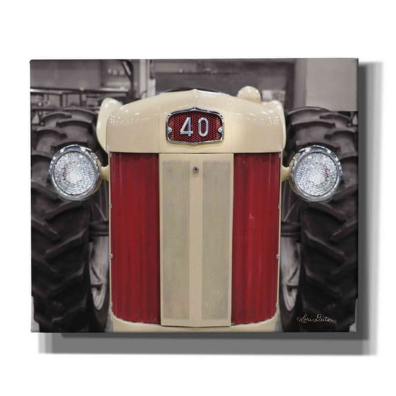 Epic Graffiti 'Tractor Close Up MF40' by Lori Deiter, Canvas Wall Art, 24"x20"