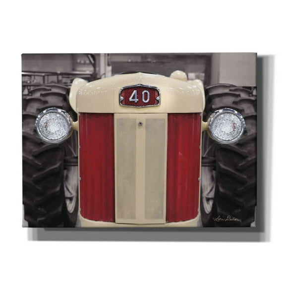 Epic Graffiti 'Tractor Close Up MF40' by Lori Deiter, Canvas Wall Art, 54"x40"