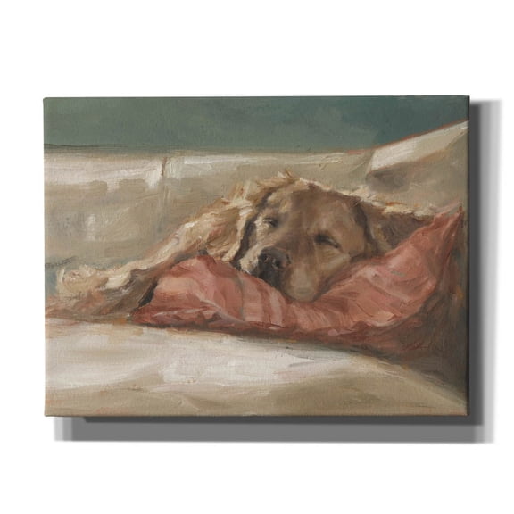 Epic Graffiti 'Traditional Canine Portrait 2'  by Ethan Harper Canvas Wall Art, 16" x 12"