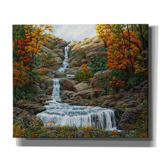 Epic Graffiti 'Tranquil Cove' by Crista Forest, Canvas Wall Art, 24"x20"