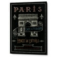thumbnail image 1 of Epic Graffiti  'Travel to Paris II' Canvas Wall Art, 12"x16" 12" x 16", 1 of 2