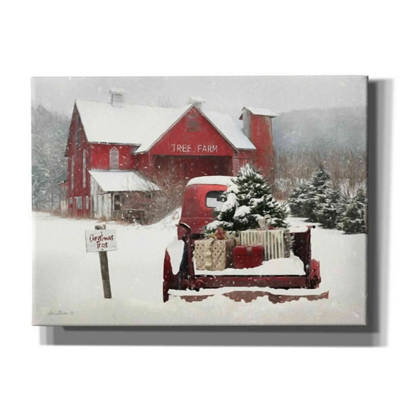 Epic Graffiti 'Tree Farm Christmas' by Lori Deiter, Canvas Wall Art, 54"x40"