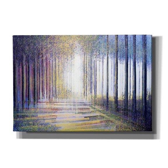 Epic Graffiti 'Tree-Line At Twilight' by Marc Todd, Canvas Wall Art, 26"x18"