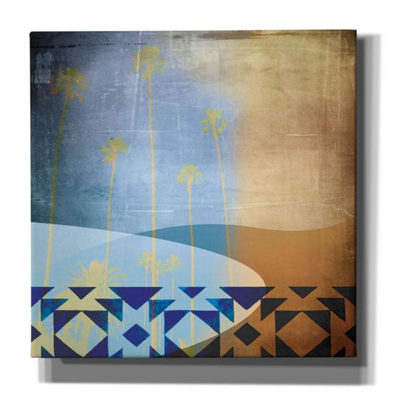 Epic Graffiti 'Tropic One' by Louis Duncan-He, Giclee Canvas Wall Art, 26"x26"