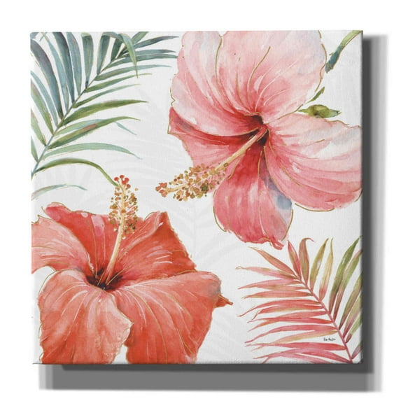 Epic Graffiti 'Tropical Blush III' by Lisa Audit, Canvas Wall Art, 37"x37"