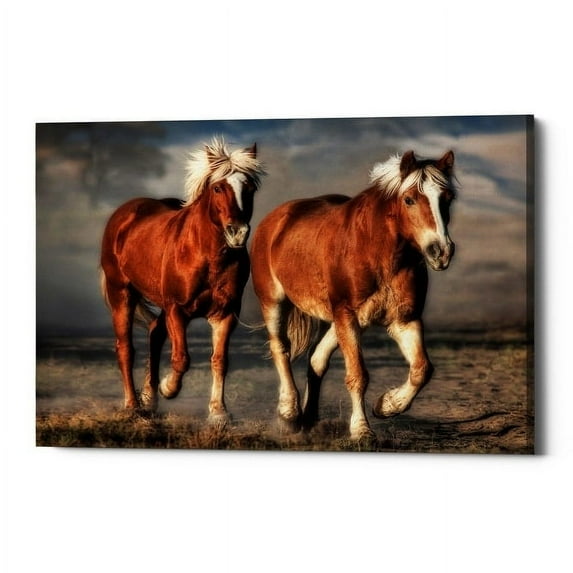 Epic Graffiti "Trotting," Giclee Canvas Wall Art, 18"x26" 18" x 26"