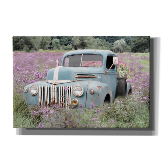 Epic Graffiti 'Truckload of Happiness' by Lori Deiter, Canvas Wall Art, 18"x12"