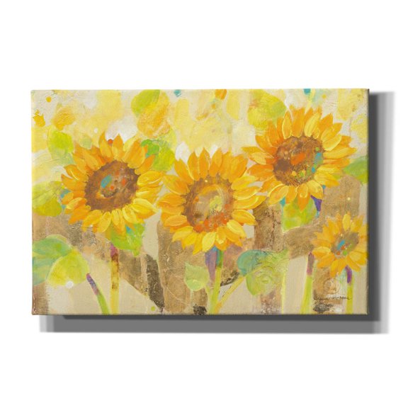 Epic Graffiti 'Turn To The Sun'  by Albena Hristova Canvas Wall Art, 18" x 12"