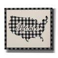 thumbnail image 1 of Epic Graffiti 'USA Home Plaid' by Lori Deiter, Canvas Wall Art, 30"x26", 1 of 2