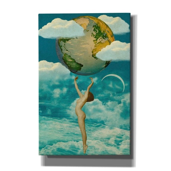 Epic Graffiti 'Unashamed' by Elo Marc, Canvas Wall Art, 26"x40"