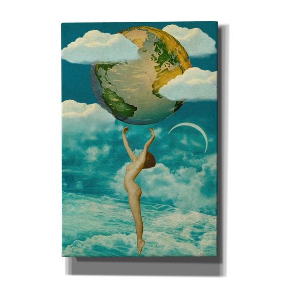 Epic Graffiti 'Unashamed' by Elo Marc, Canvas Wall Art, 40"x60"