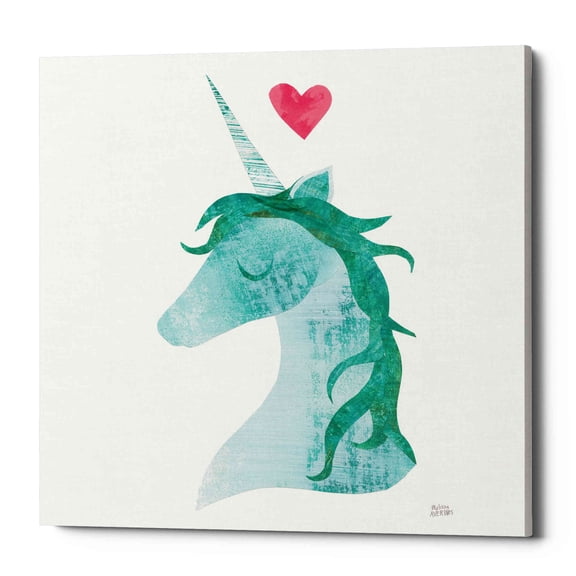 Epic Graffiti 'Unicorn Magic II' by Melissa Averinos, Canvas Wall Art, 26"x26"