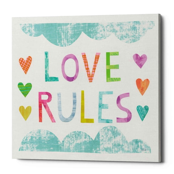 Epic Graffiti 'Unicorn Magic III' by Melissa Averinos, Canvas Wall Art, 18"x18"