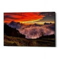 thumbnail image 1 of Epic Graffiti  "Valley Clouds at Sunset," Giclee Canvas Wall Art, 18"x26" 26" x 40", 1 of 5