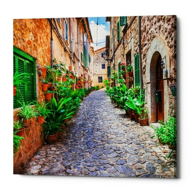 Epic Graffiti  "Vecino I" Giclee Canvas Wall Art, 12"x12" 37" x 37"