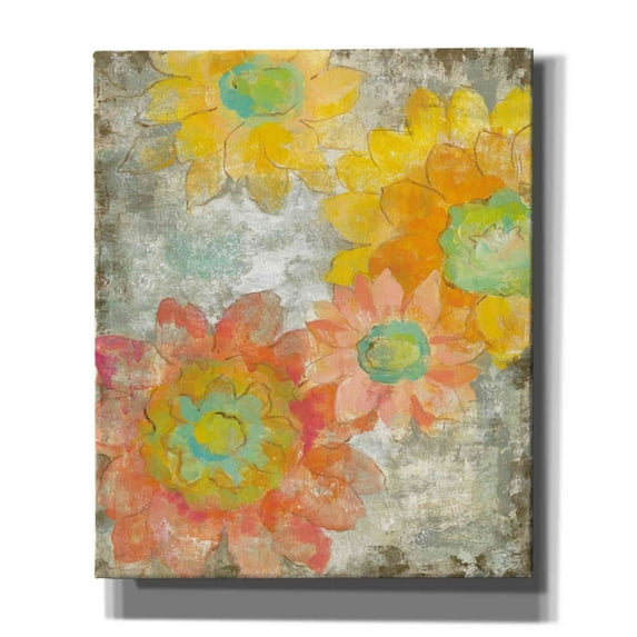 Epic Graffiti 'Venezia Fiori II' by Silvia Vassileva, Canvas Wall Art, 20"x24"