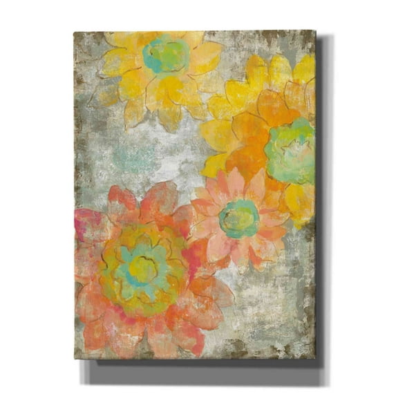 Epic Graffiti 'Venezia Fiori II' by Silvia Vassileva, Canvas Wall Art, 40"x54"