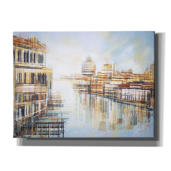 Epic Graffiti 'Venice at Sunset' by Marc Todd, Canvas Wall Art, 16"x12"