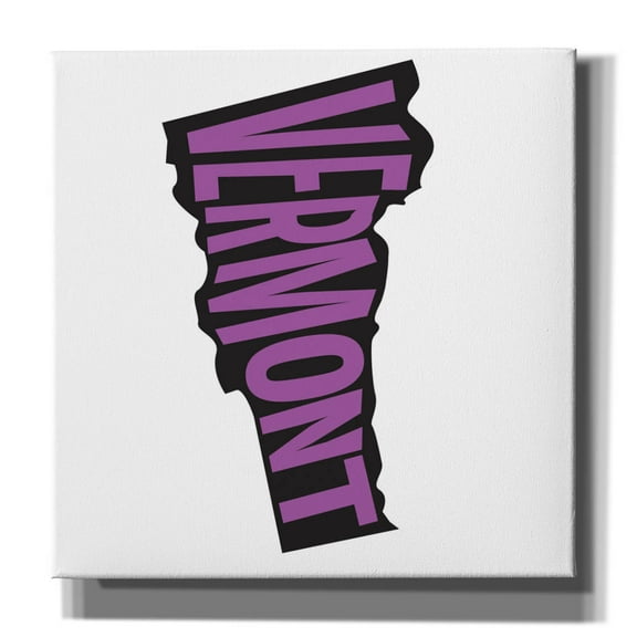 Epic Graffiti 'Vermont 2'  by Art Licensing Studio Canvas Wall Art, 12" x 12"
