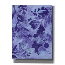 Epic Graffiti 'Very Peri Botanical Print 2' by St. Hilaire Elizabeth, Canvas Wall Art, 12"x16"
