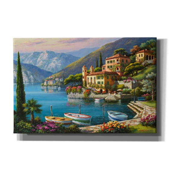Epic Graffiti 'Villa Bella Vista' by Sung Kim, Canvas Wall Art, 60"x40"