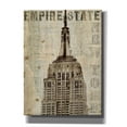 thumbnail image 1 of Epic Graffiti 'Vintage NY State Building' by Michael Mullan, Canvas Wall Art, 12"x16", 1 of 3