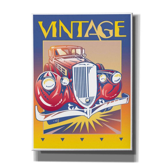 Epic Graffiti 'Vintage' by David Chestnutt, Giclee Canvas Wall Art, 40"x54"