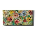 thumbnail image 1 of Epic Graffiti 'Vivid Coral Floral I' by Silvia Vassileva, Canvas Wall Art, 60"x30", 1 of 2