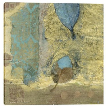 Epic Graffiti ''Wabi-Sabi Leaf'' by Elena Ray Graphic Art on Canvas