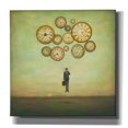 thumbnail image 1 of Epic Graffiti 'Waiting for Time to Fly' by Duy Huynh, Canvas Wall Art, 37"x37", 1 of 3