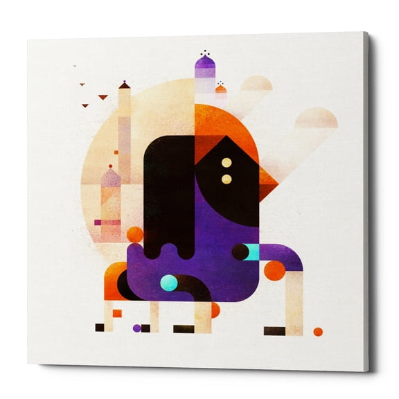 Epic Graffiti  "Waiting for Tomorrow" by Antony Squizzato, Giclee Canvas Wall Art, 12"x12" 37" x 37"