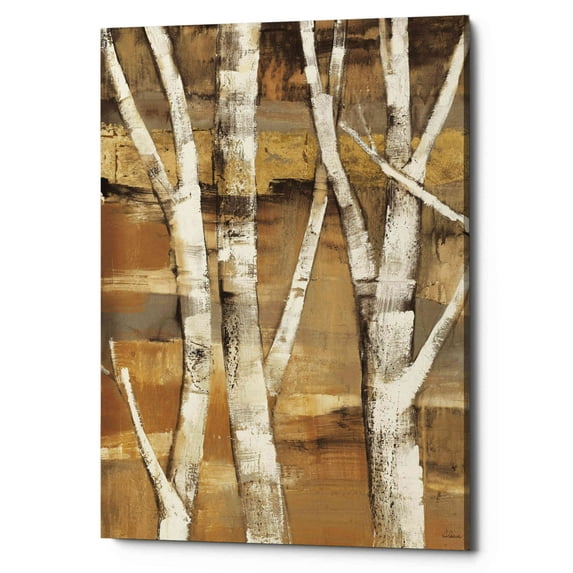 Epic Graffiti 'Wandering Through the Birches I' by Albena Hristova, Canvas Wall Art, 40"x54"