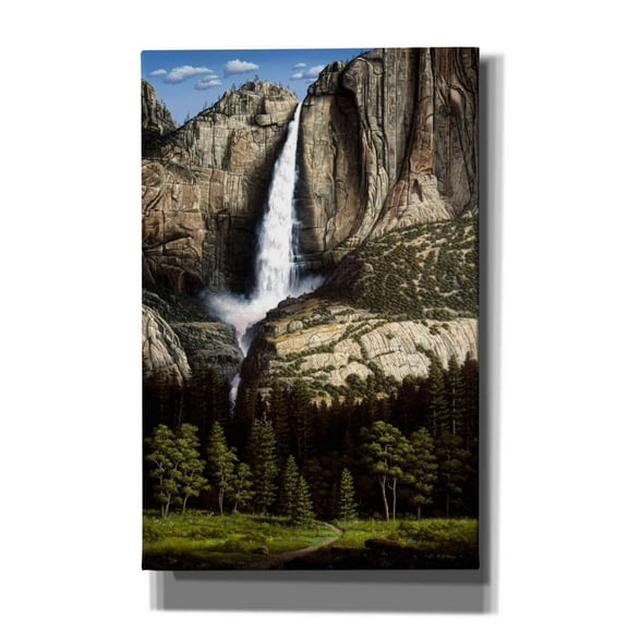 Epic Graffiti 'Water Dance' by R. Hed, Canvas Wall Art, 26"x40"