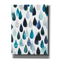 Epic Graffiti 'Water Drops II' by Grace Popp, Canvas Wall Art, 40"x54"