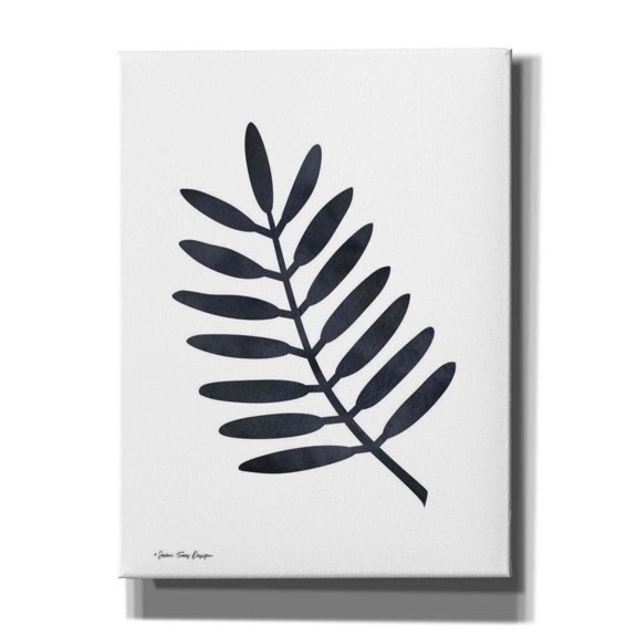 Epic Graffiti 'Watercolor Black Plant II' by Seven Trees Design, Canvas Wall Art, 12"x16"