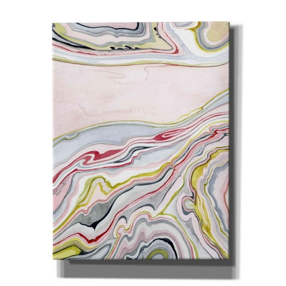 Epic Graffiti 'Watercolor Marbling I' by Grace Popp Canvas Wall Art, 18"x26"