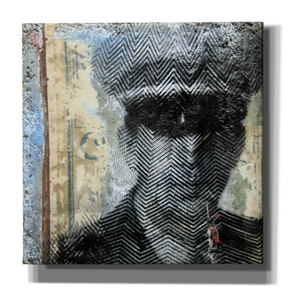 Epic Graffiti 'Weathered' by LovIsArt, Canvas Wall Art, 37"x37"