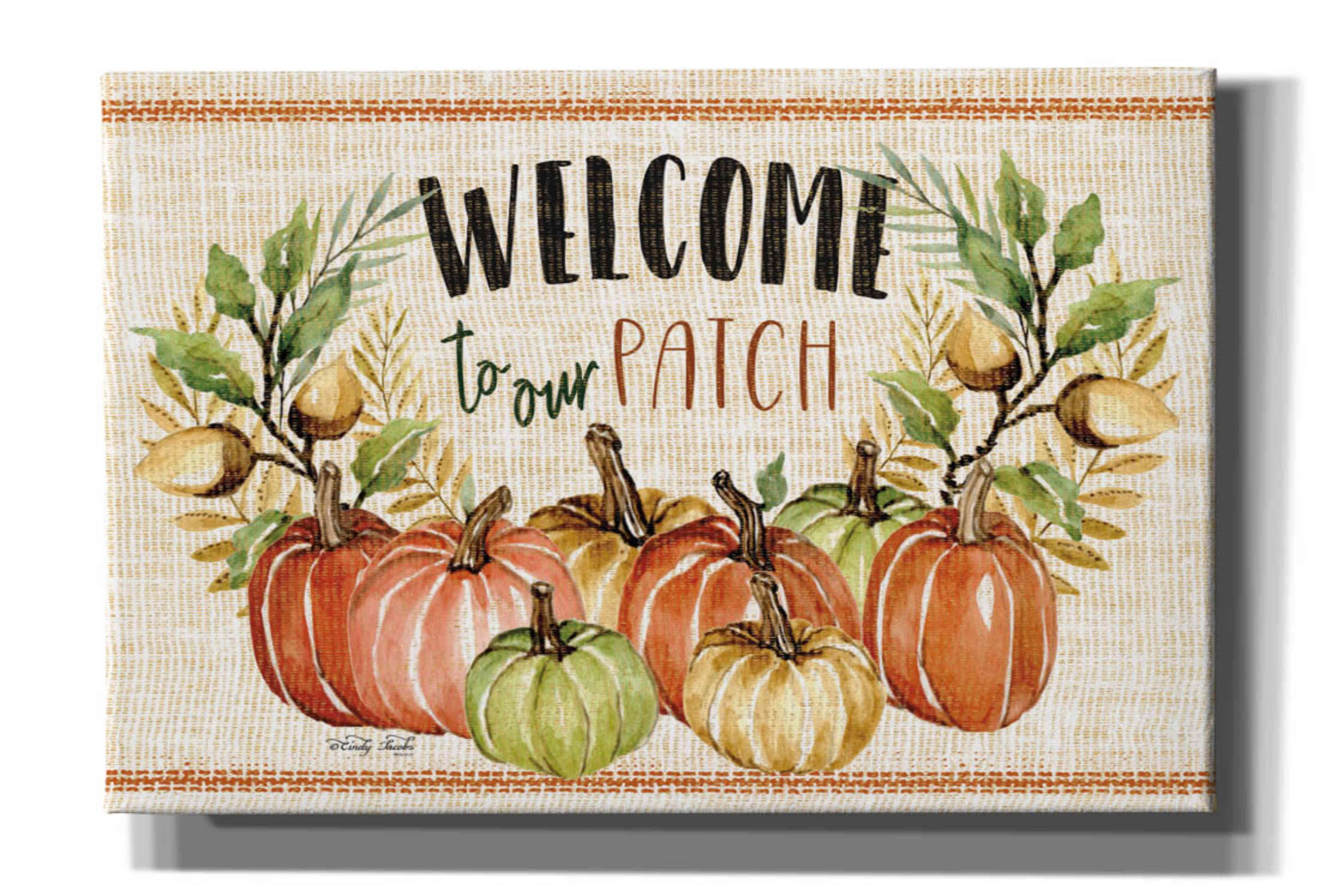 Epic Graffiti 'Welcome to Our Patch' by Cindy Jacobs, Canvas Wall Art ...