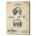 thumbnail image 1 of Epic Graffiti  "Welding Goggles Blueprint Patent Parchment" Giclee Canvas Wall Art, 12" x 18" 26" x 40", 1 of 3