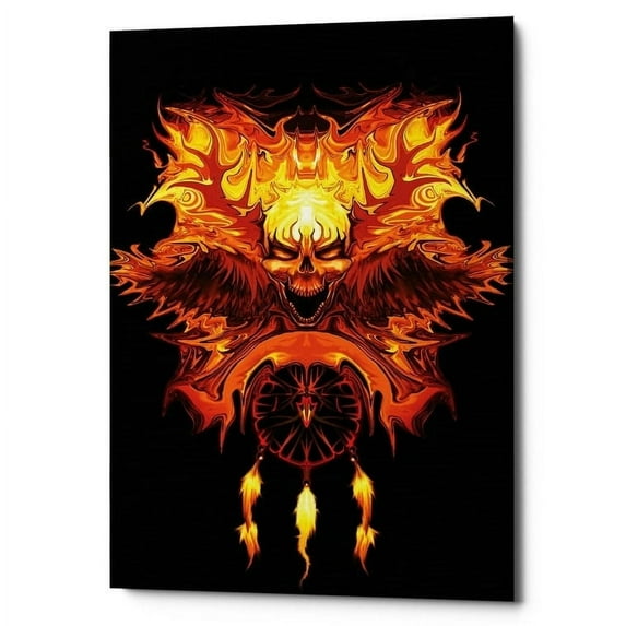 Epic Graffiti "Wendigo" by Michael Stewart, Giclee Canvas Wall Art, 12"x18" 40" x 54"