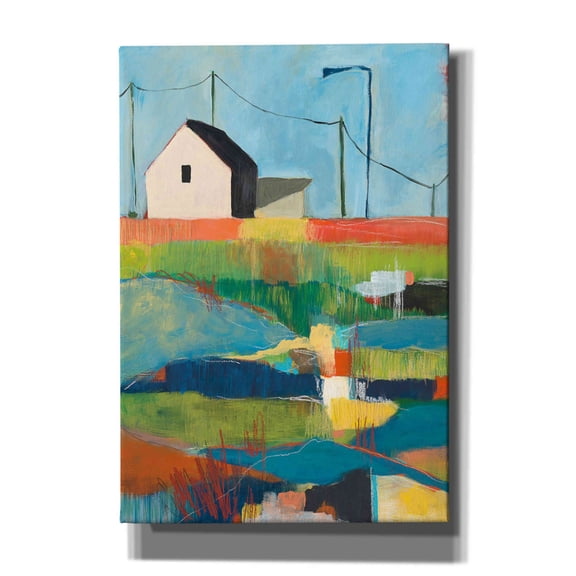 Epic Graffiti 'Western Edge' by Jan Weiss, Canvas Wall Art, 18"x26"