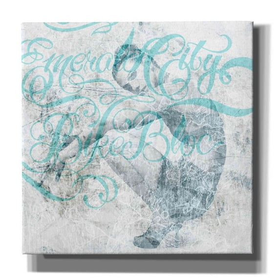 Epic Graffiti 'What’s Up' by GraphINC, Giclee Canvas Wall Art, 37"x37"