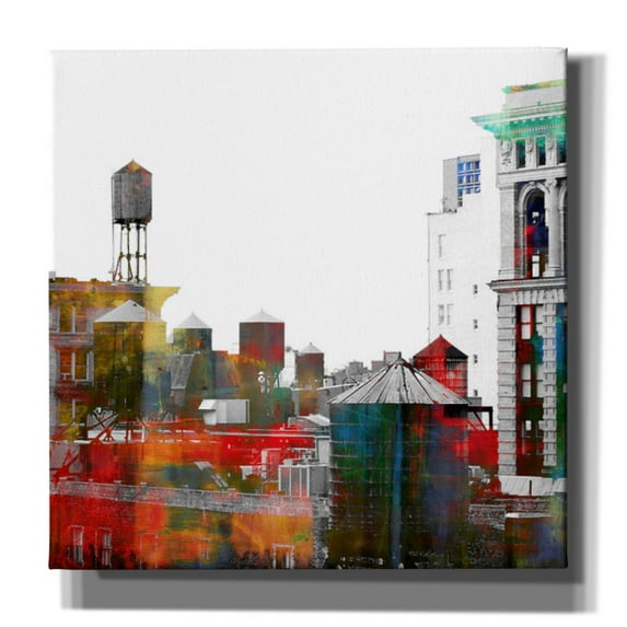 Epic Graffiti 'Where The Streets Have No Name' by LovIsArt, Canvas Wall Art, 12"x12"