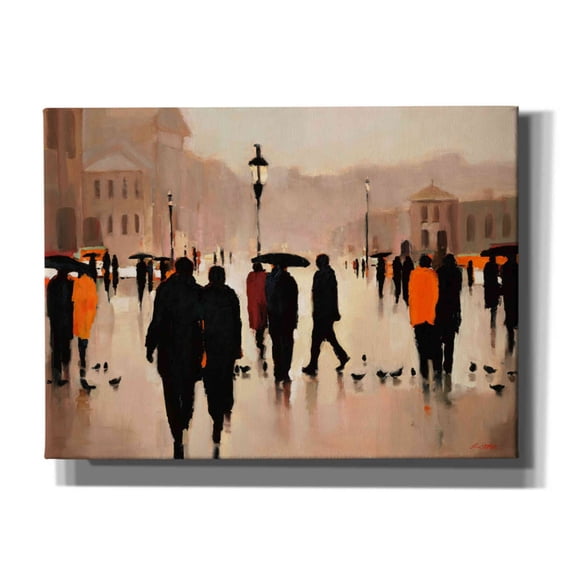 Epic Graffiti 'Where We Once Walked' by Lorraine Christie, Giclee Canvas Wall Art, 54"x40"