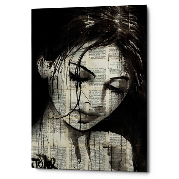 Epic Graffiti 'Wild Daisy' by Loui Jover, Canvas Wall Art, 40"x60'