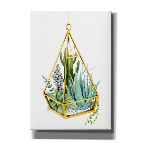 Epic Graffiti 'Wild Terrarium III' by Grace Popp, Canvas Wall Art, 18"x26"