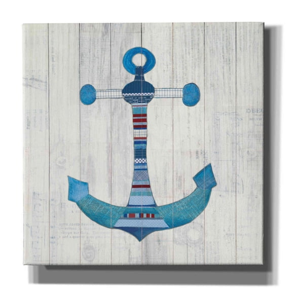 Epic Graffiti 'Wind and Waves IV Nautical' by Courtney Prahl, Canvas Wall Art, 18"x18"
