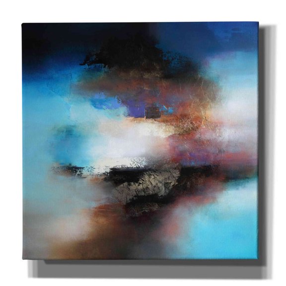 Epic Graffiti 'Wind on water' by Eelco Maan, Giclee Canvas Wall Art, 12"x12"