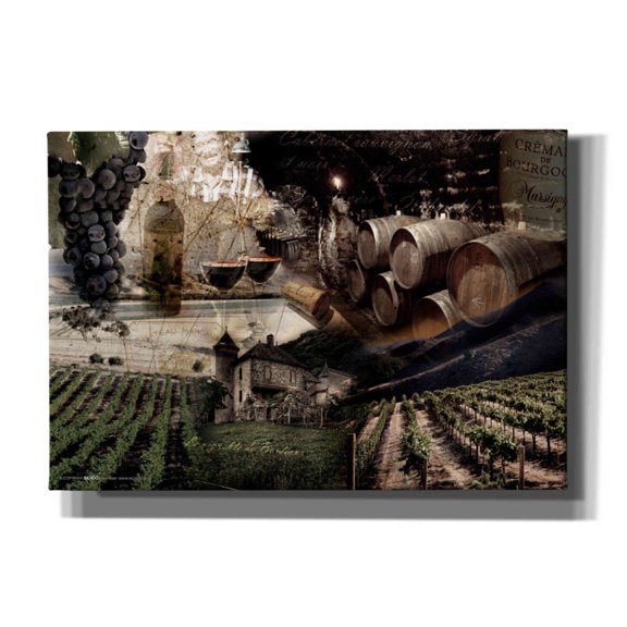 Epic Graffiti 'Wine' by GraphINC, Giclee Canvas Wall Art, 26"x18"